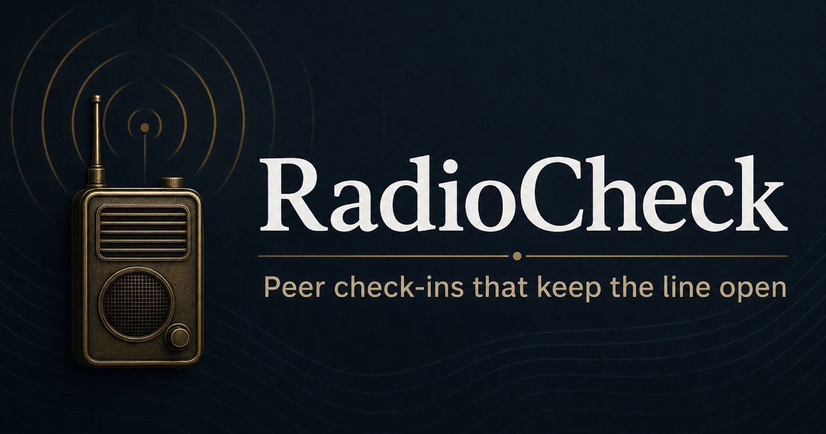 Veteran Check-Ins That Catch Silence | RadioCheck